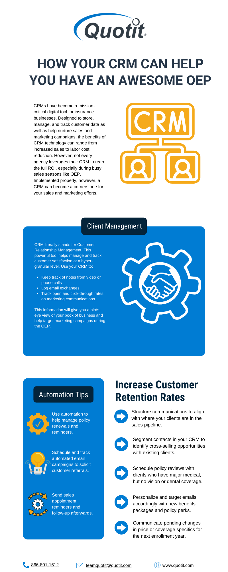 [Infographic] How Your CRM Can Help You Have an Awesome OEP