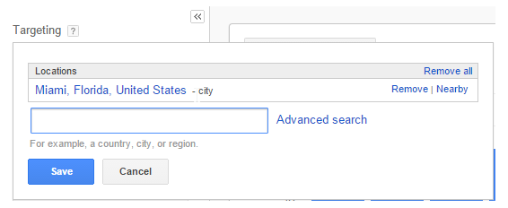 Keyword Research Location Targeting