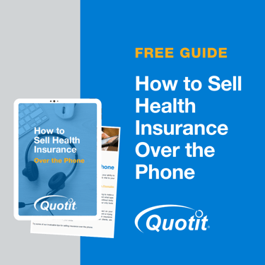 how to sell health insurance over the phone
